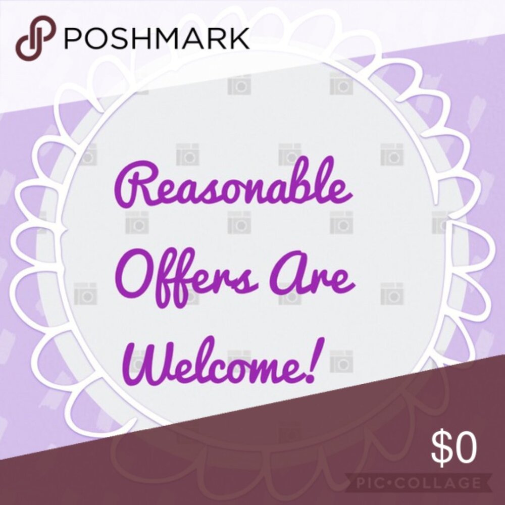 Reasonable Offers are Welcomed!!